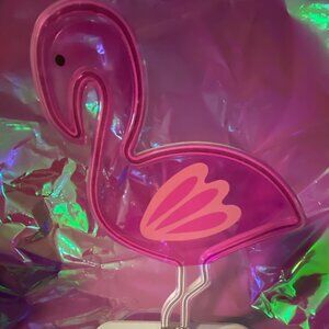 Faux Flamingo Neon Sign